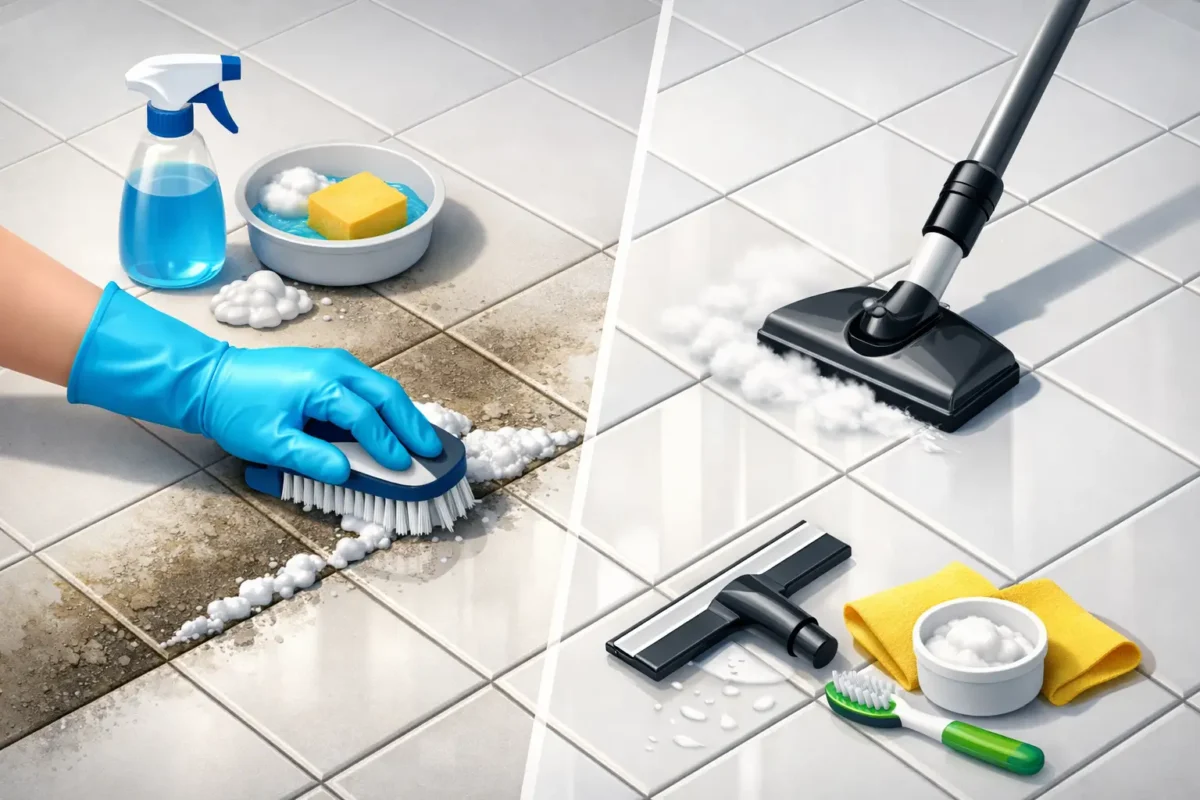 How to Clean Grout Lines the Right Way